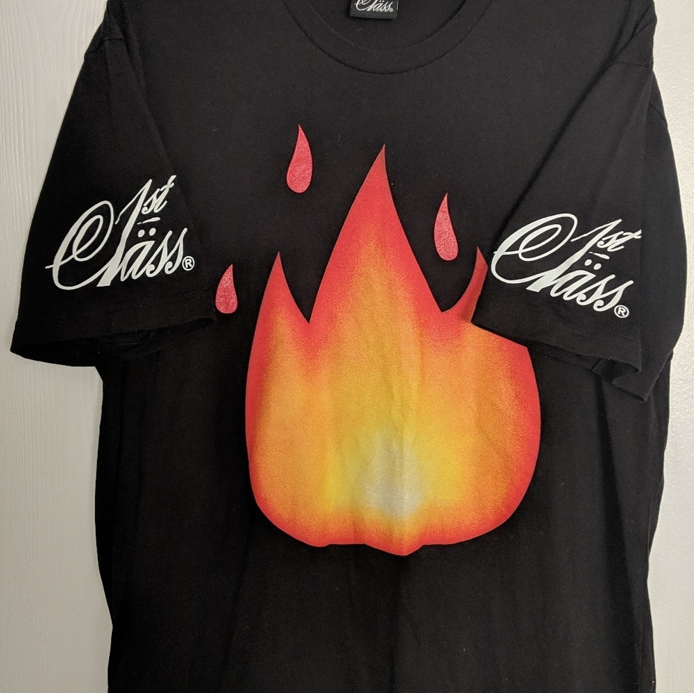 1st Class "Fire" Emoji Tee